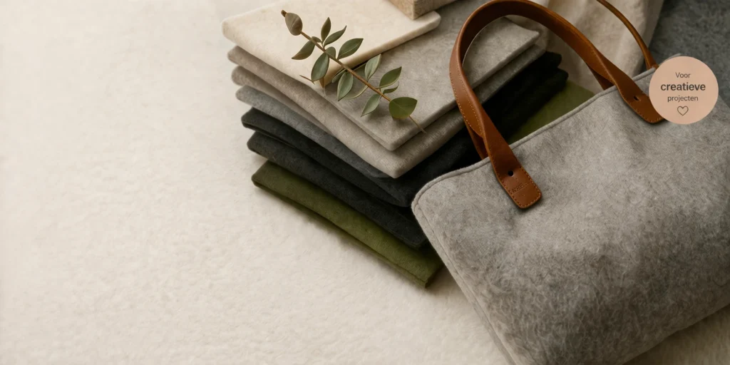 premium wolvilt voor tassen en interieur sfeerafbeelding van premium wolvilt voor tassen en interieur